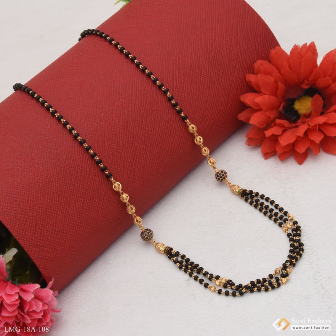 Chain style mangalsutra on sale design