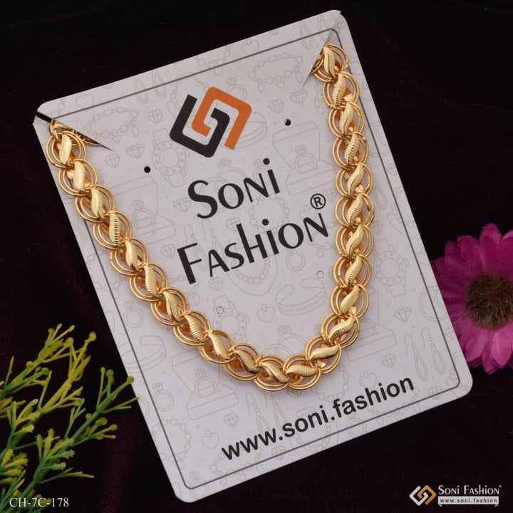 Kohli Fashion-forward Design High-quality Gold Plated Chain