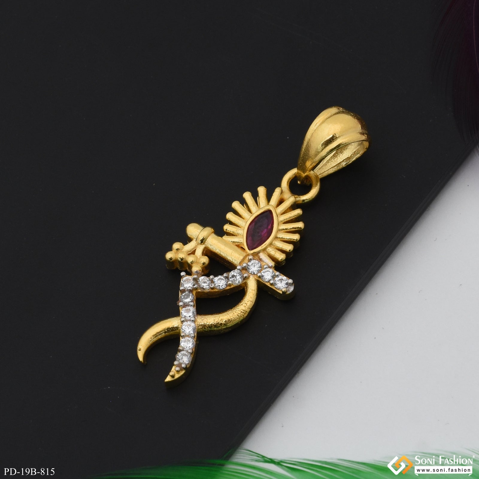 1 gram gold pendant price online