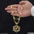 1 Gram Gold Plated Maa Gorgeous Design Chain Pendant Combo for Men (CP-C085-B390)