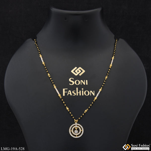 1 Gram Gold Plated Stunning Design Mangalsutra for Women - Style A528