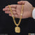 1 Gram Gold Plated Sun Fabulous Design Chain Pendant Combo for Men (CP-C497-B565)
