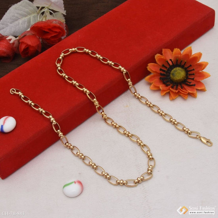 2 In 1 Linked Exquisite Design High-quality Golden Color