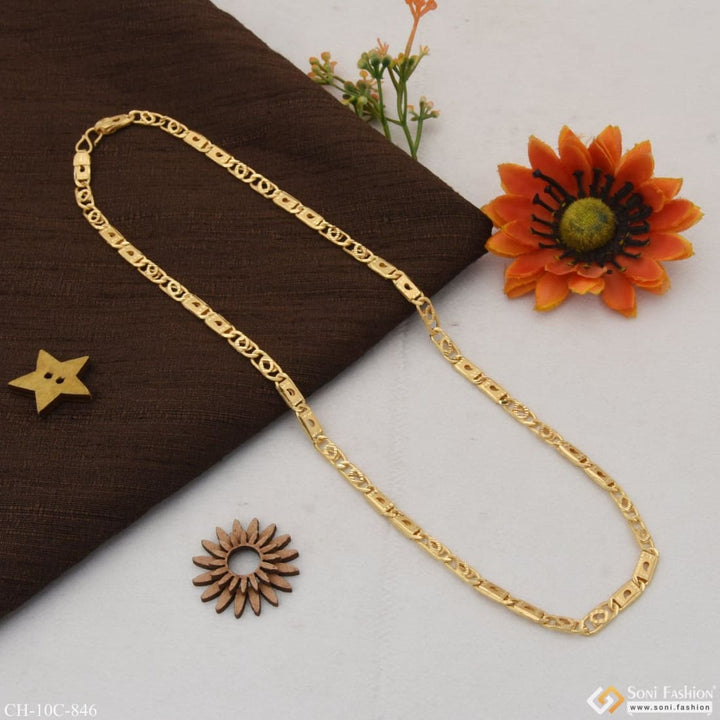 2 in 1 nawabi exciting design high-quality gold plated chain