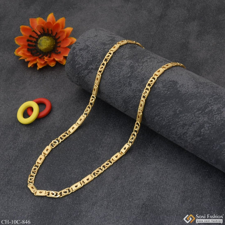 2 in 1 nawabi exciting design high-quality gold plated chain