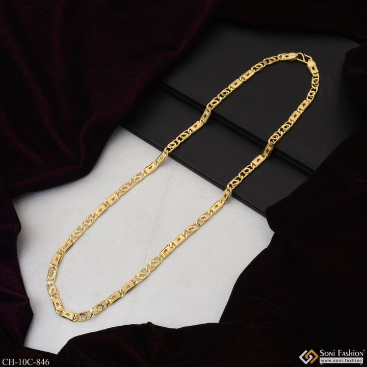 2 in 1 nawabi exciting design high-quality gold plated chain