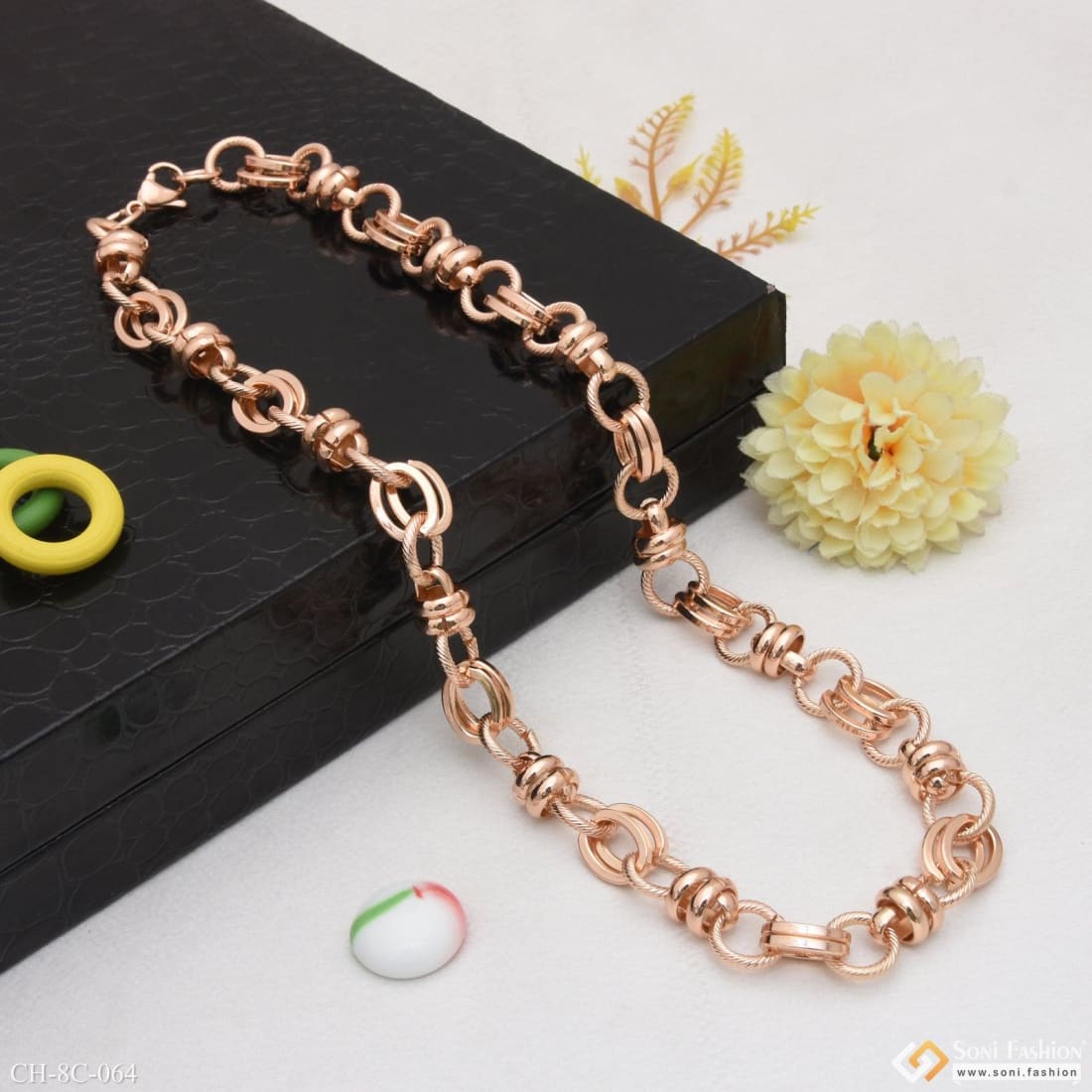 Rose hot sale gold chain