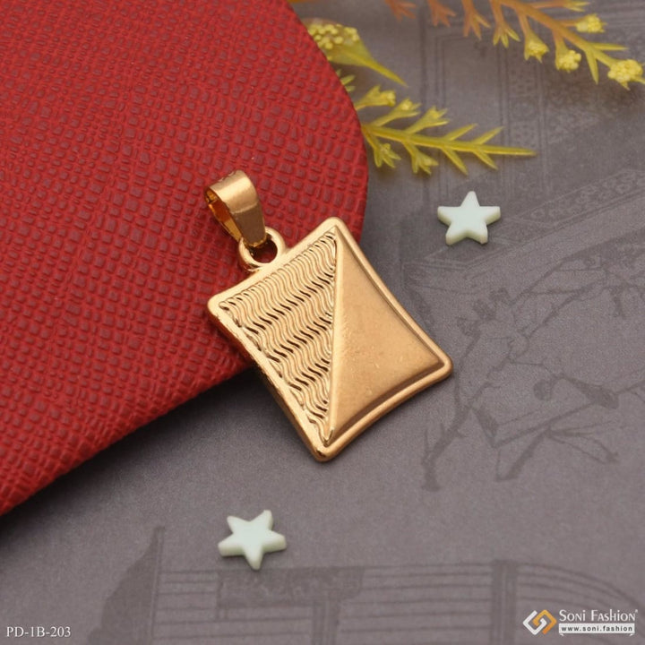 2 dual design best quality elegant golden color pendant for