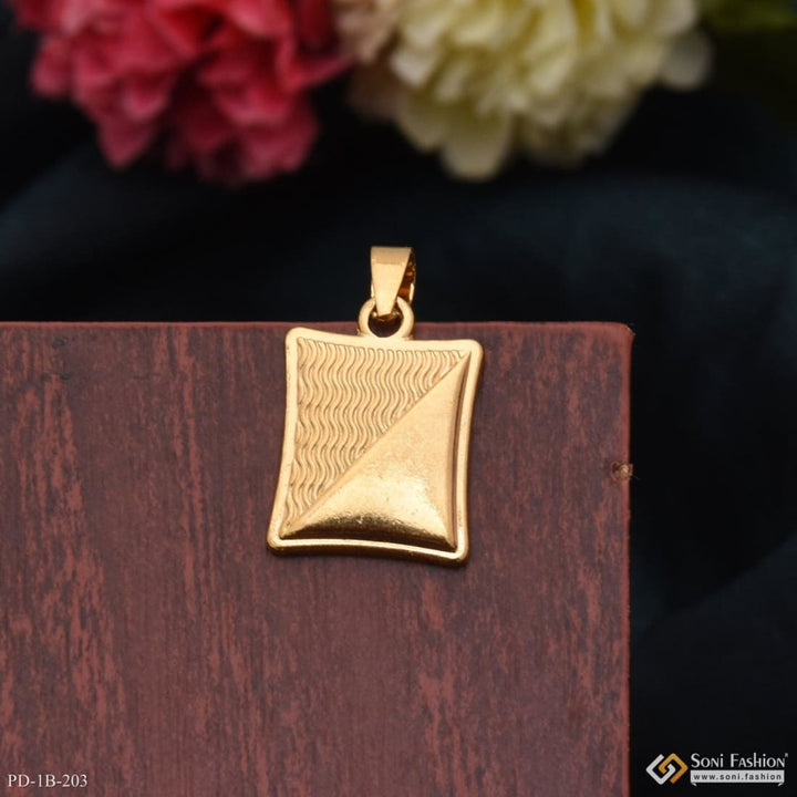 2 dual design best quality elegant golden color pendant for