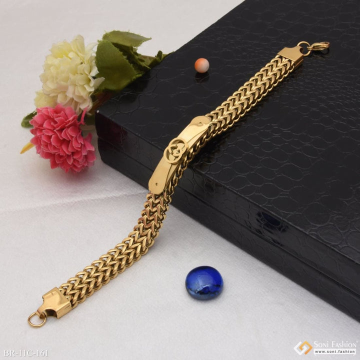 2 line casual design premium-grade quality golden color