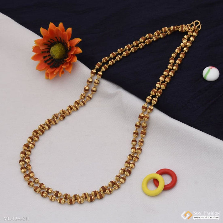 2 Line Fashion-forward Design High-quality Gold Plated