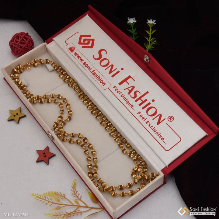 2 Line Fashion-forward Design High-quality Gold Plated