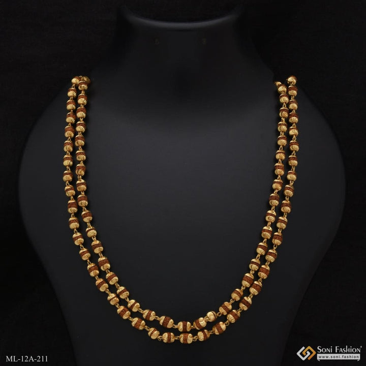 2 Line Fashion-forward Design High-quality Gold Plated