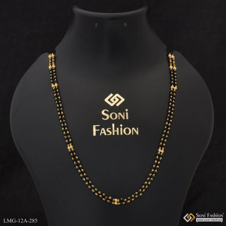 1 Gram Gold Plated Eye-catching Design Mangalsutra Dori For