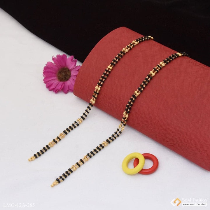 1 Gram Gold Plated Eye-catching Design Mangalsutra Dori For