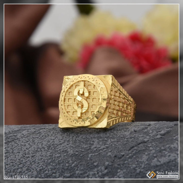 1 gram gold plated dollar best quality attractive design