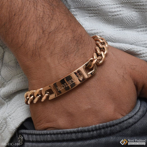 Beautiful Design Premium-Grade Quality Rose Gold Bracelet for Men - Style C100