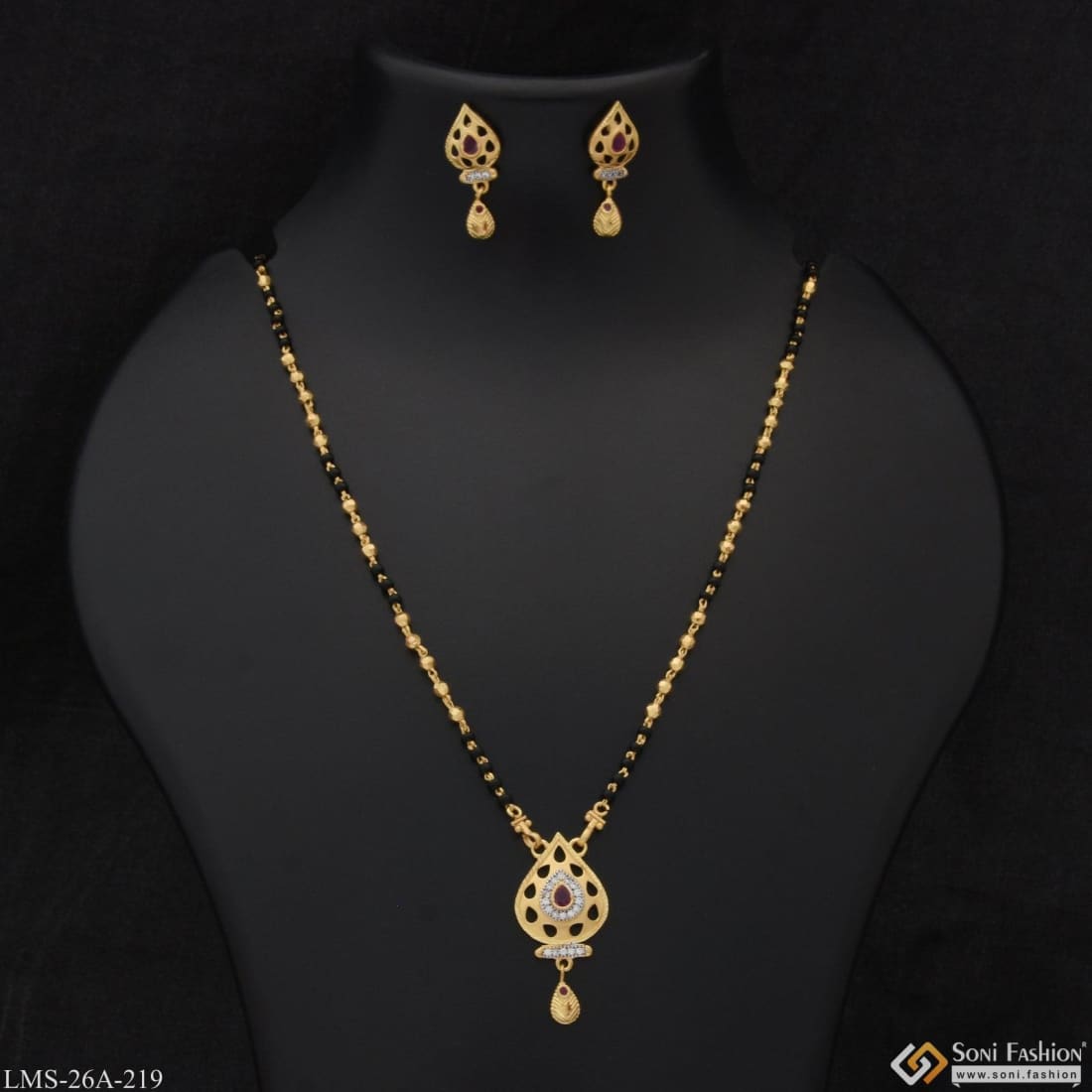 Women One Gram Gold Jewellery Mangalsutra Necklace Ring Bangle Tagged Vintage Soni Fashion