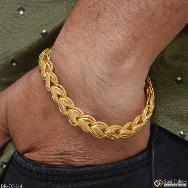 Brilliant Quality Gold Plated Kohli Chain For Men - Style C814