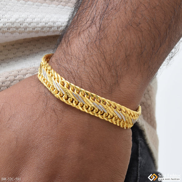 1 Gram Gold Plated Exquisite Design High-quality Bracelet For Men - Style C581