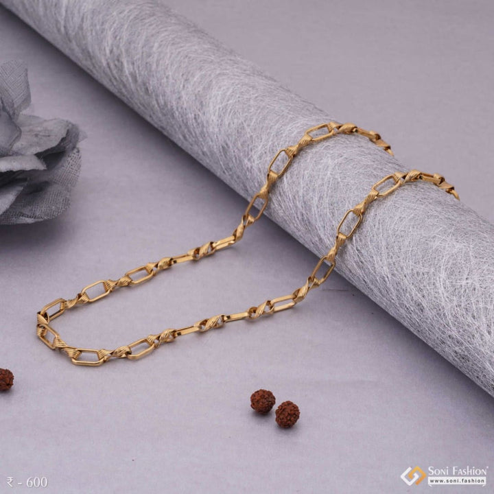 Royal superior quality high-class design gold plated chain