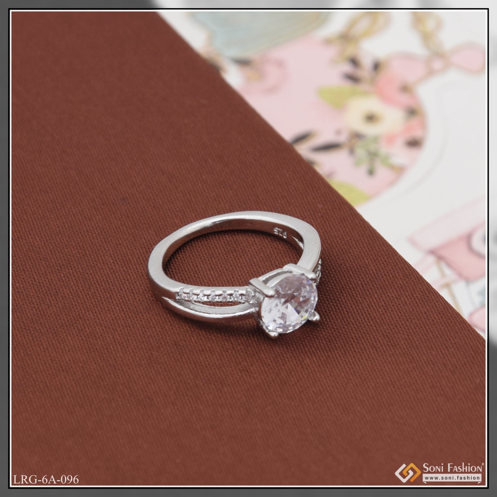 Design your own engagement ring Simple modern designer solitaire pavé