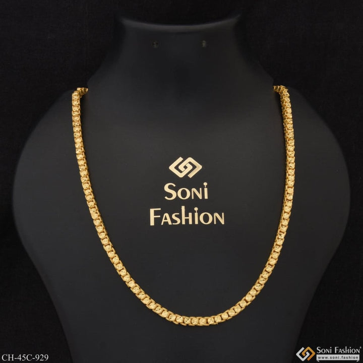 1 gram gold plated rajwadi cute design best quality chain