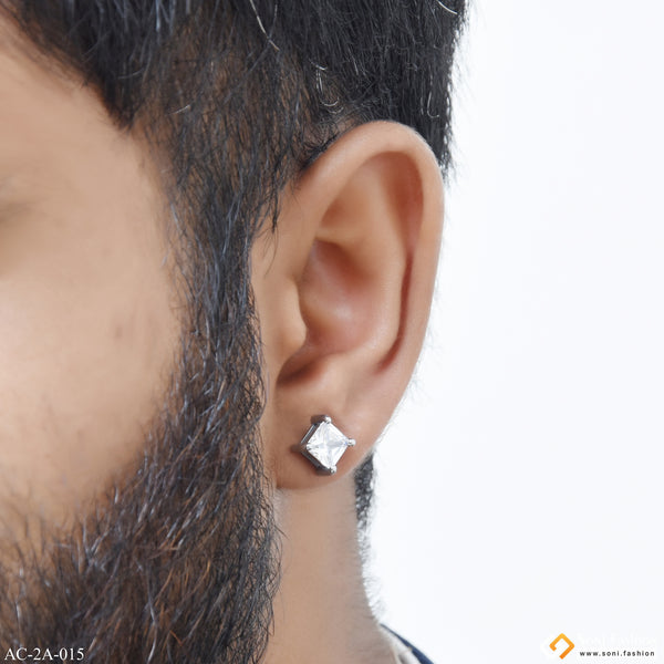 Attention-Getting Design Surgical Steel Stud Earring for Men - Style A015