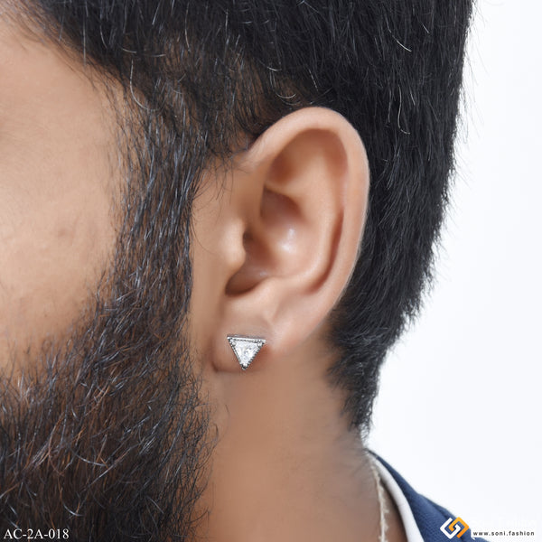 Attention-Getting Design Surgical Steel Stud Earring for Men (1 Pc) - Style A018