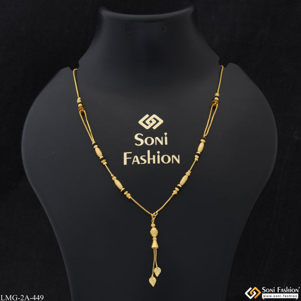 Artisanal Design Chic Design Gold Plated Mangalsutra for Women - Style A449