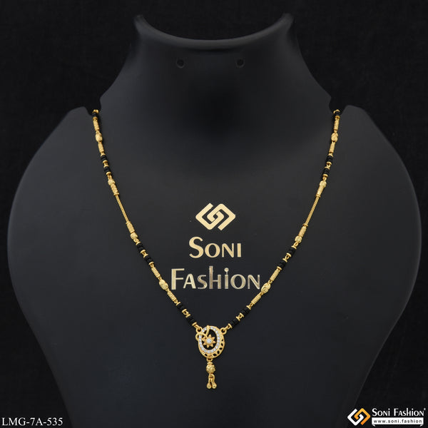 Artisanal Design Gold Plated Mangalsutra for Women - Style A535