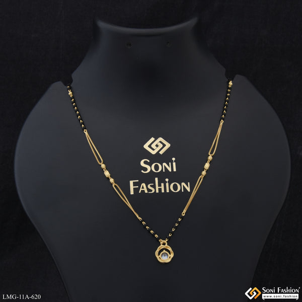 Artisanal Design Gold Plated Mangalsutra for Women - Style A620