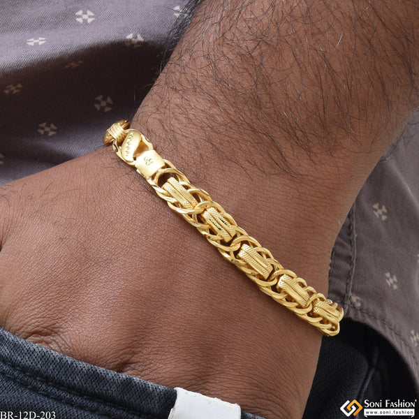 Exquisite Design High-Quality Gold Plated Kohli Bracelet for Men - Style D203