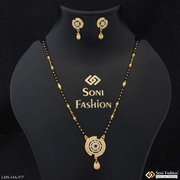 Beautiful Design Gold Plated Mangalsutra Set for Women - Style A577