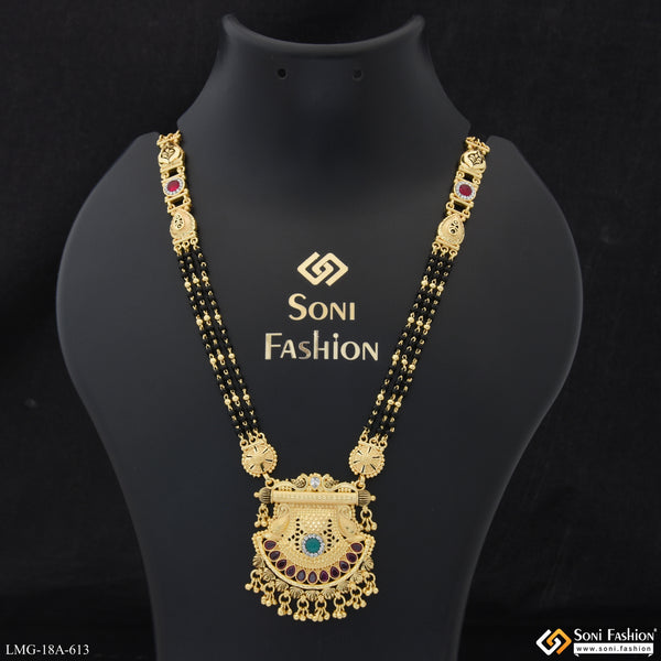 Best Quality Gold Plated Mangalsutra for Women - Style A613