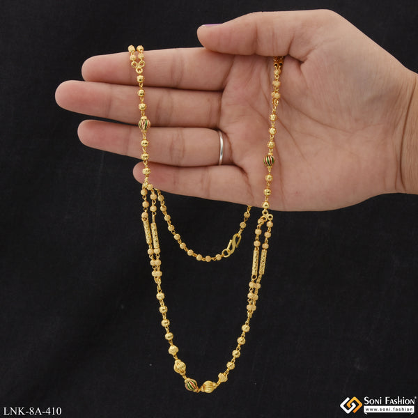 Brilliant Design Magnificent Design Gold Plated Mala for Women - Style A410