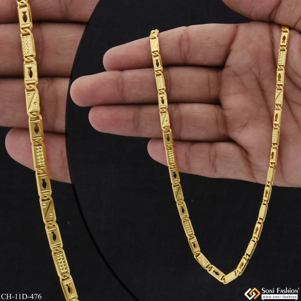 Best Quality 18k Gold Plated Nawabi Chain for Men - Style D476