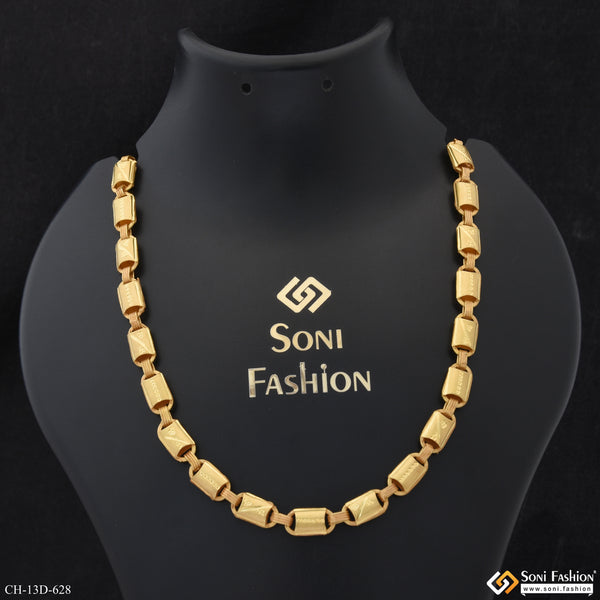 Best Quality Attractive Design Gold Plated Nawabi Chain for Men - Style D628