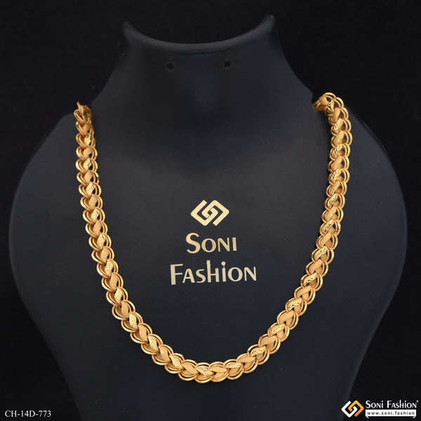 Fabulous Design Gold Plated Kohli Chain for Men - Style D773