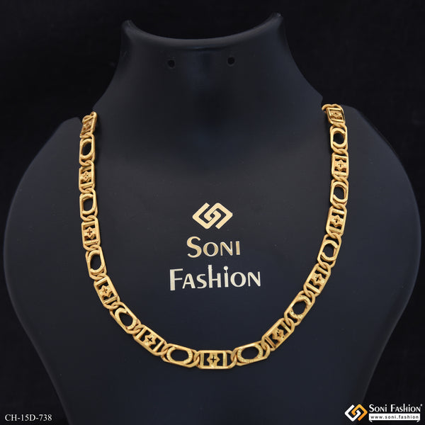 Amazing Design Gold Plated Link Nawabi for Men - Style D738