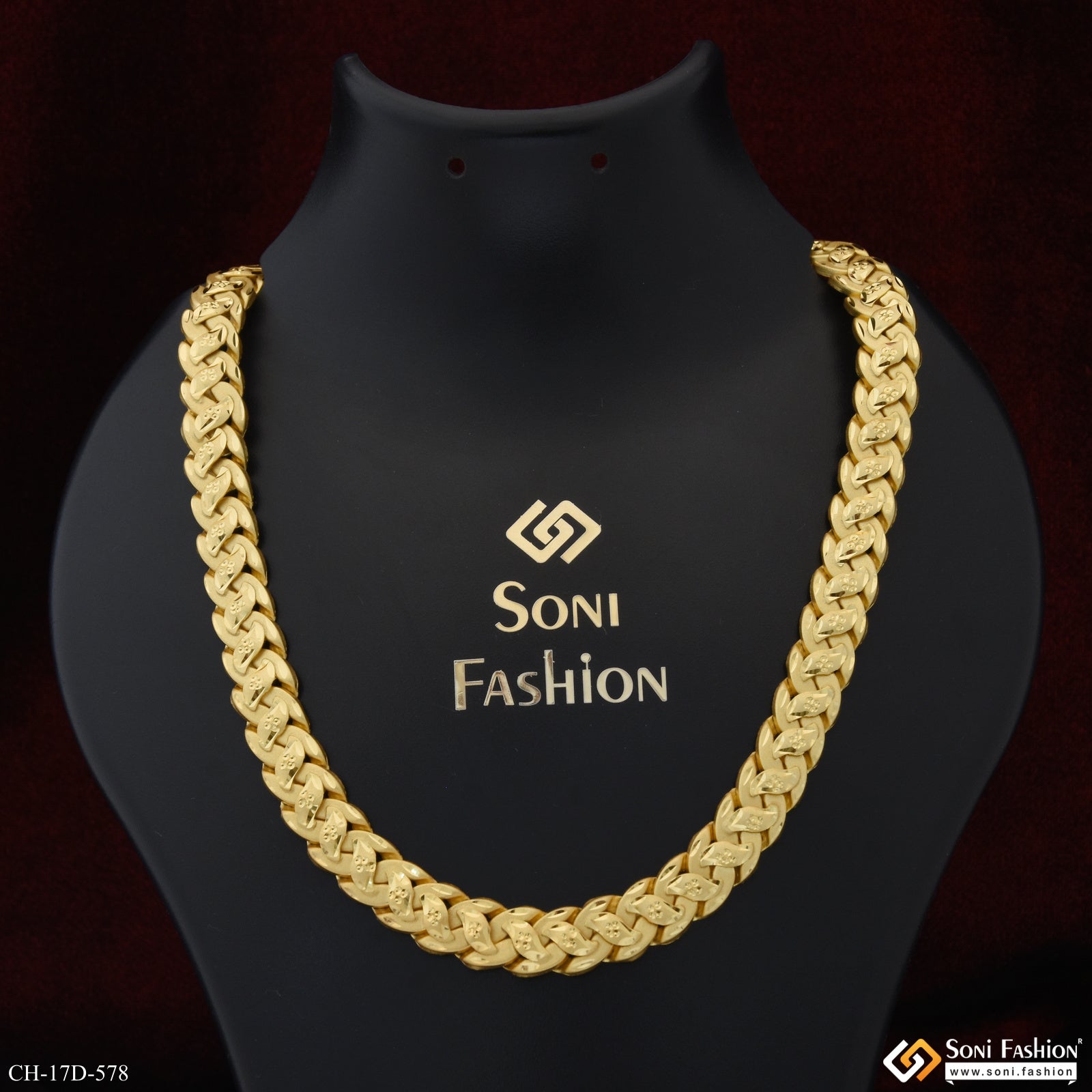 18k plated popular gold chain 23 inches