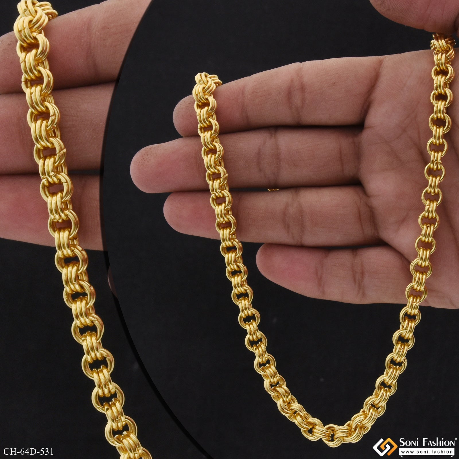 Shop Men s Gold Plated Chain Collection Soni Fashion