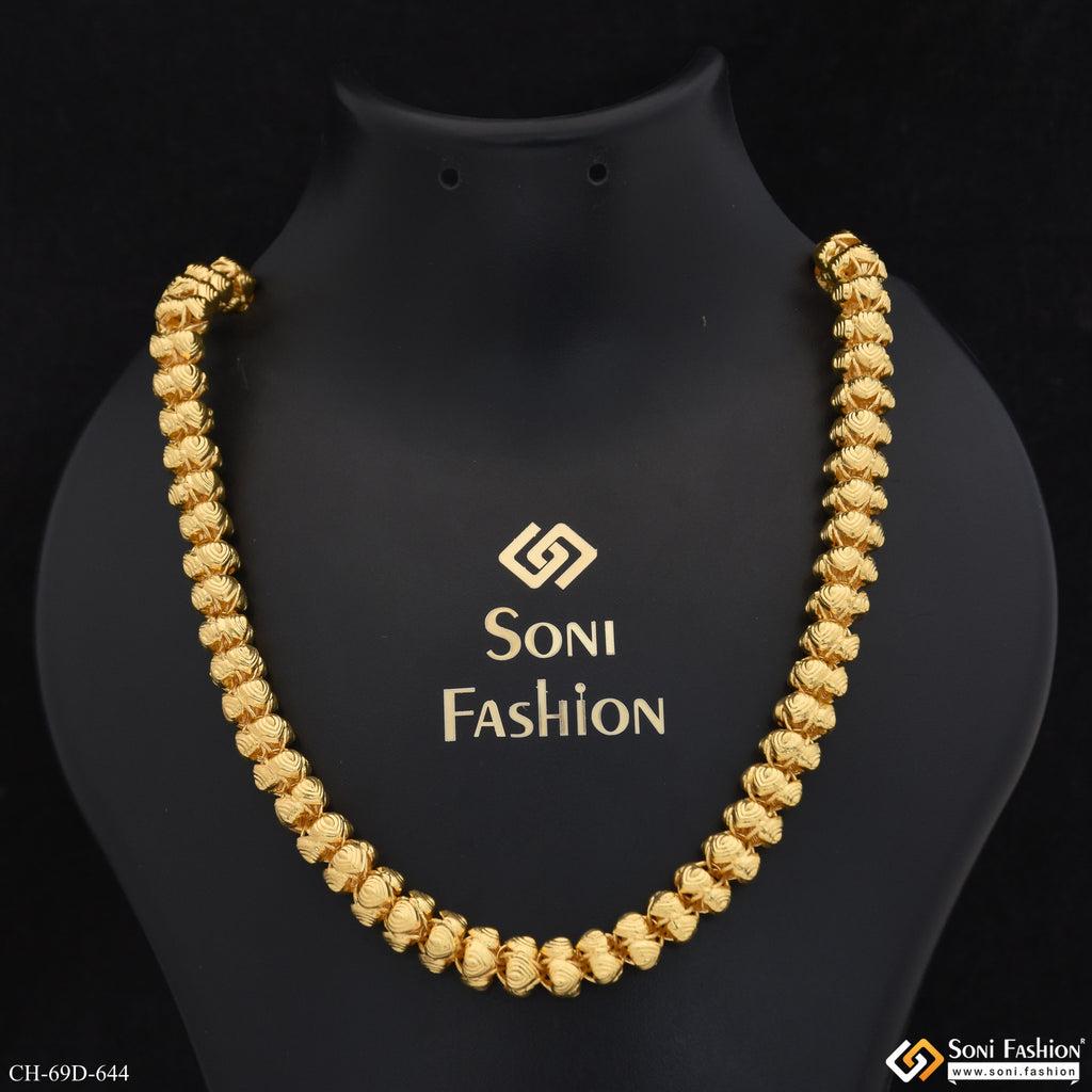 1 Gram Gold Plated Chain Delicate Elegant and Versatile Jewelry fo Soni Fashion