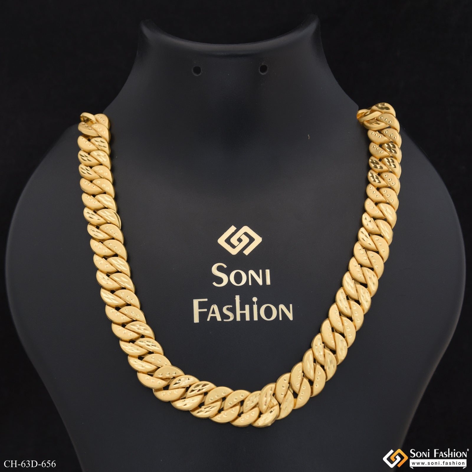 1 Gram Gold Plated Chain Delicate Elegant and Versatile Jewelry fo Soni Fashion