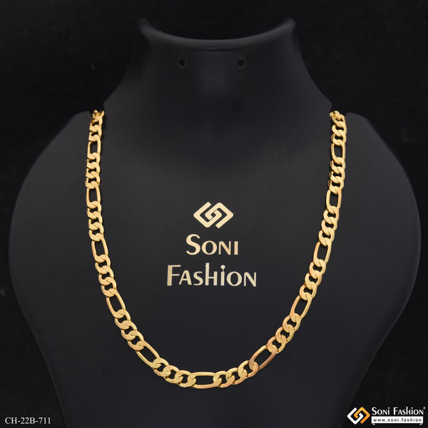 1 Gram Gold Forming Designer Sachin Chain for Men - Style B711