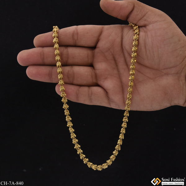 Fashion-Forward Design High Quality Gold Plated Gajri Chain - Style A840