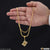 1 Gram Gold Plated Om Awesome Design Chain Pendant Combo for Men (CP-C333-A995)