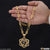 1 Gram Gold Plated Om Awesome Design Chain Pendant Combo for Men (CP-C043-B405)