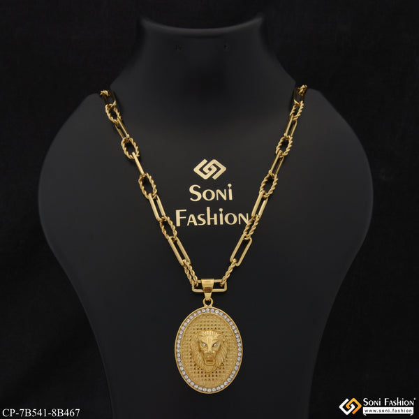 Lion Exciting Design High-Quality Chain Pendant Combo for Men (CP-B541-B467)