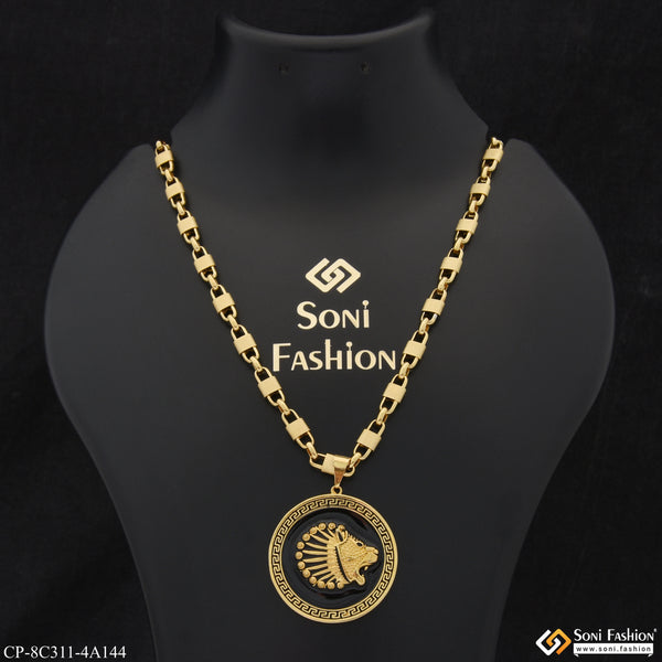 Lion Superior Quality Gorgeous Design Chain Pendant Combo for Men (CP-C311-A144)